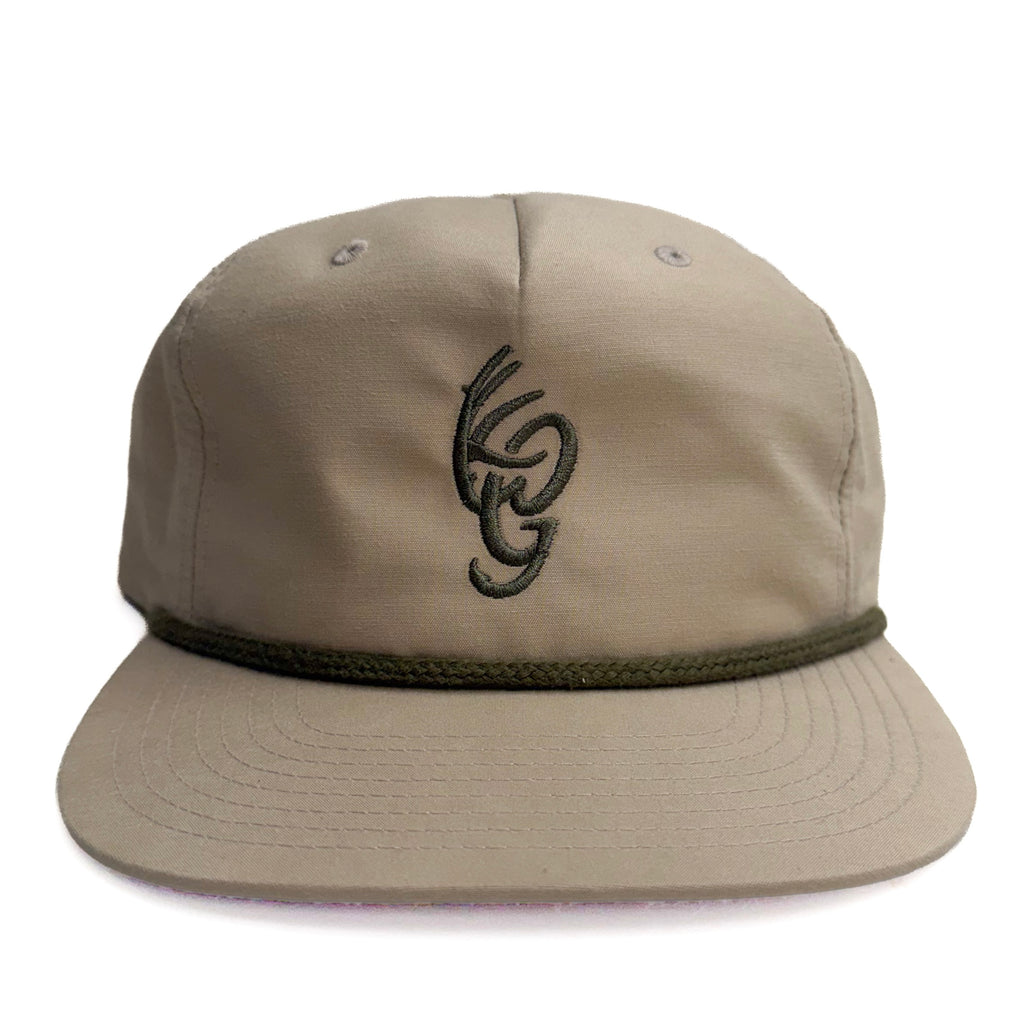 Sand Dune and Loden OG Logo Rope Hat