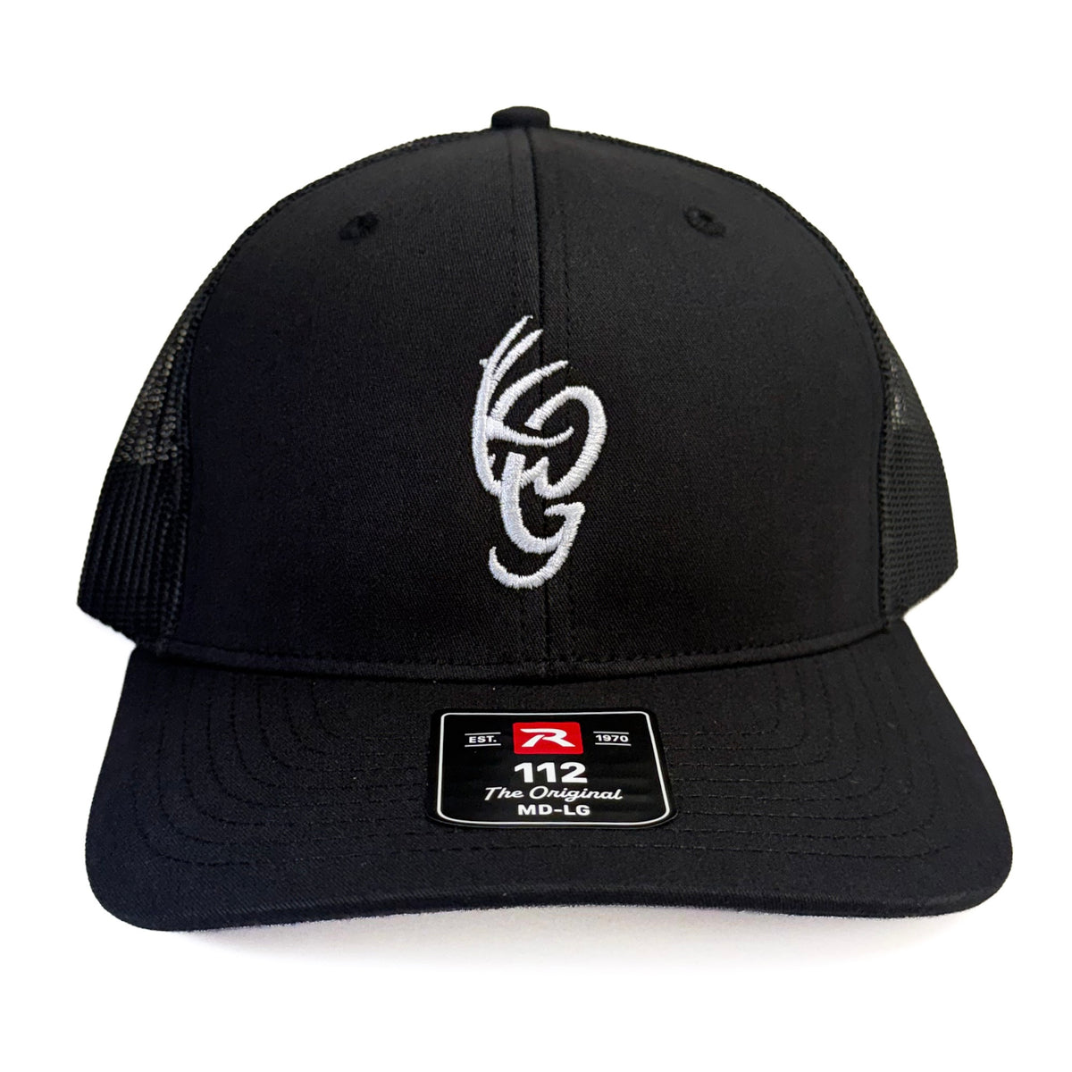 Black and White OG Logo Trucker Hat