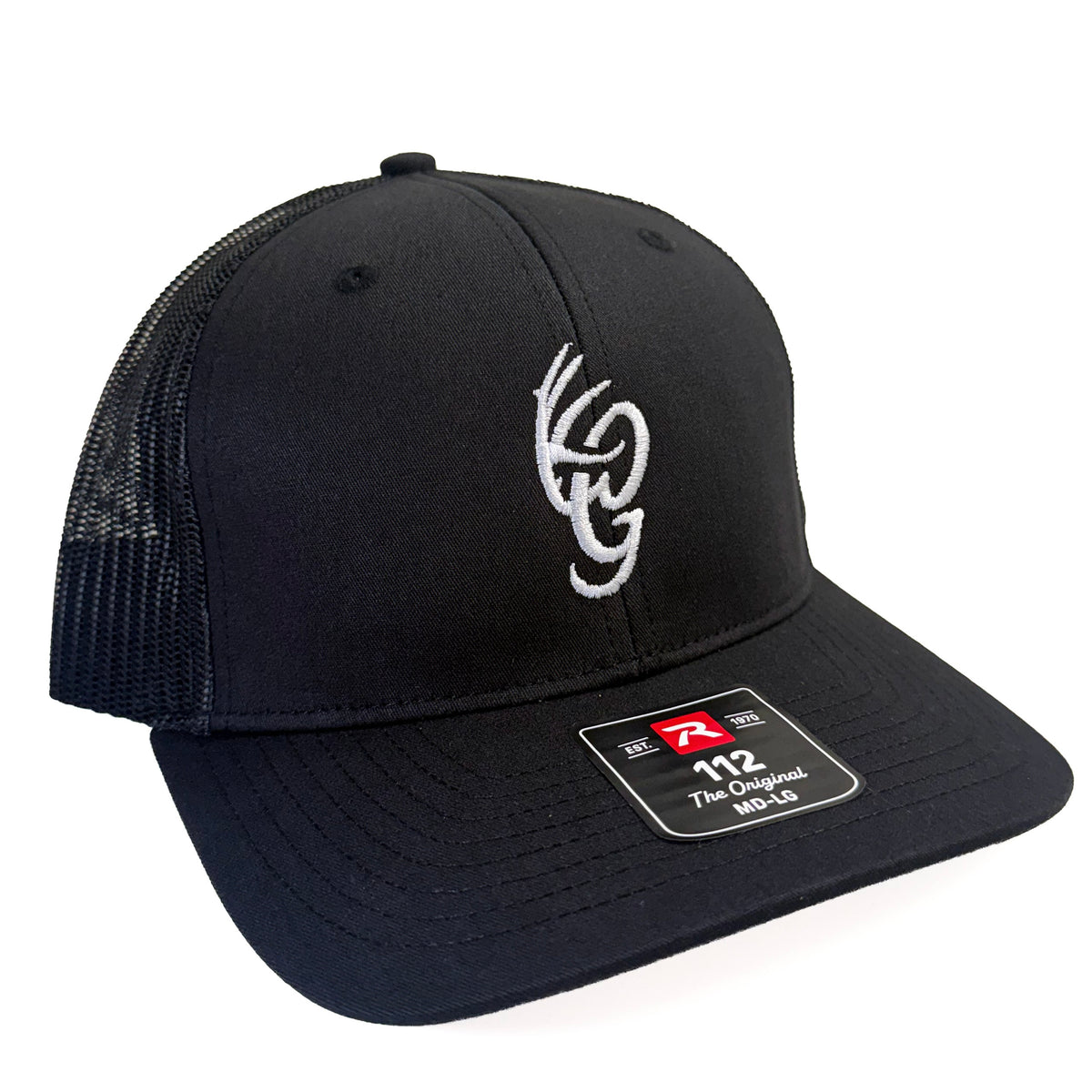 Black and White OG Logo Trucker Hat