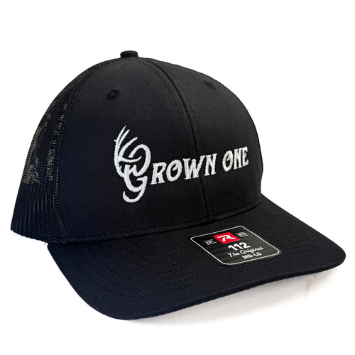 Black and White Grown One Trucker Hat