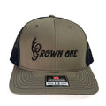 Loden and Black Grown One Trucker Hat