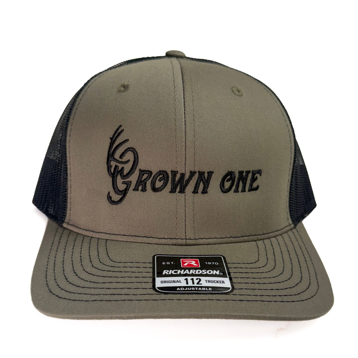 Loden and Black Grown One Trucker Hat