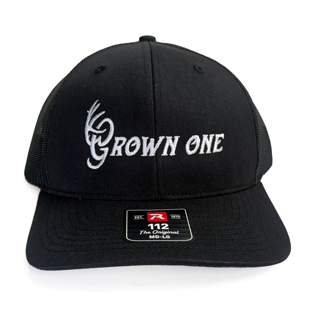 Black and White Grown One Trucker Hat