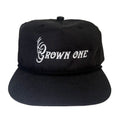 Black Grown One Rope Hat