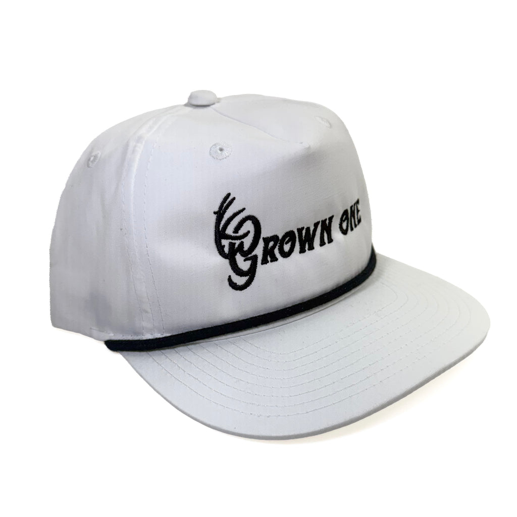 White Grown One Rope Hat