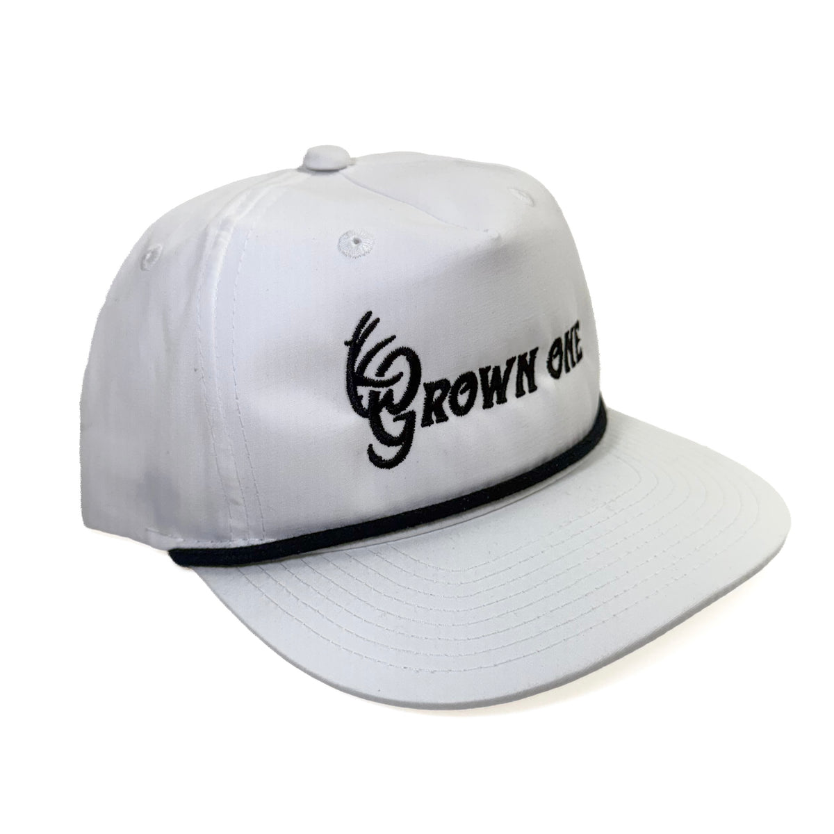 White Grown One Rope Hat